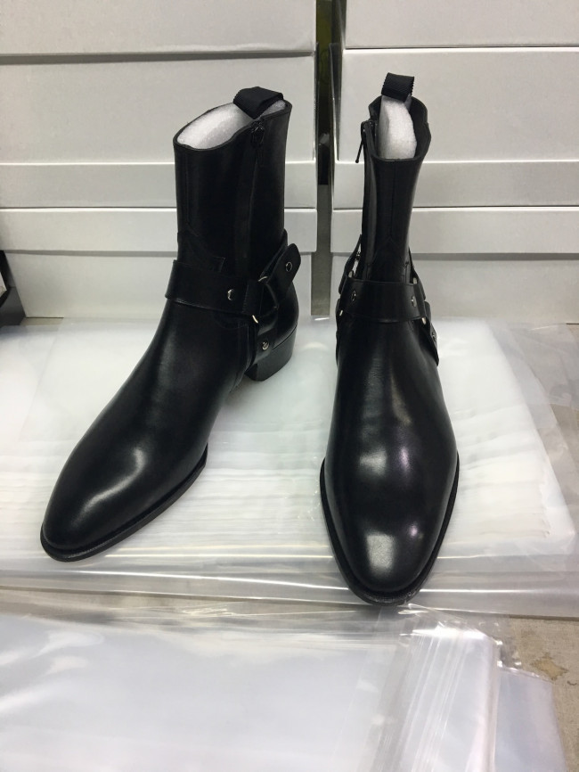 560 40mm Calf 01 Black Harness Boot Made To Order Story Et